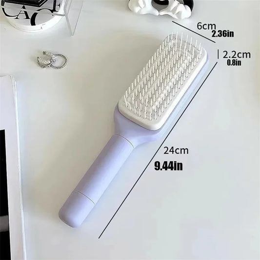 Auto Clean Rotating Groom Comb