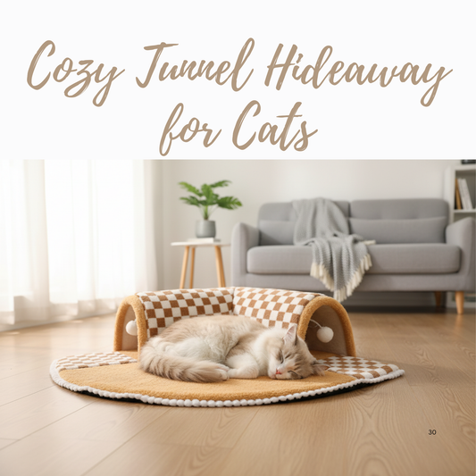 The 2-in-1 Tunnel Bed Cats Love to Play In & Sleep In 🐾