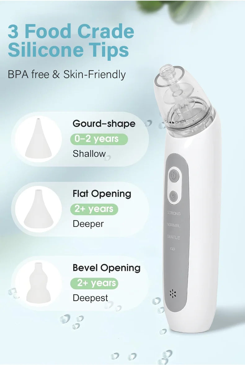 Newborn Baby Nasal Aspirator Suck Out Prevent Nasal Congestion