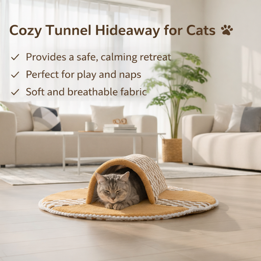 The 2-in-1 Tunnel Bed Cats Love to Play In & Sleep In 🐾
