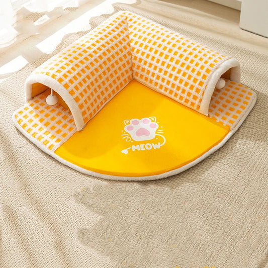 Cozy Tunnel Cat Nest Bed