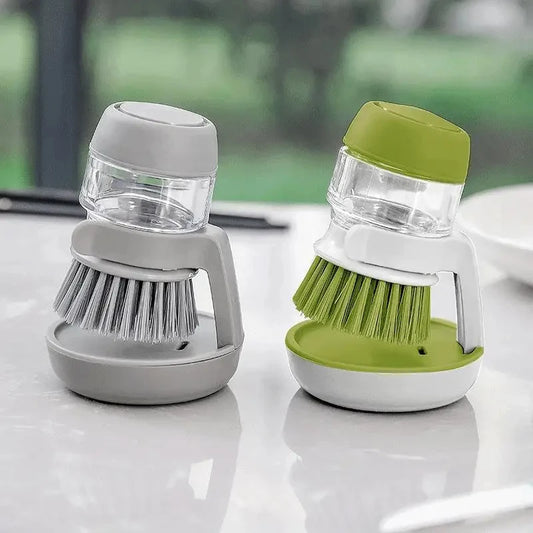 QuickGrip Soap Dish Brush Set