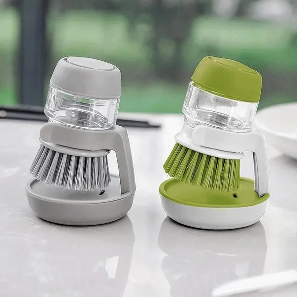 QuickGrip Soap Dish Brush Set