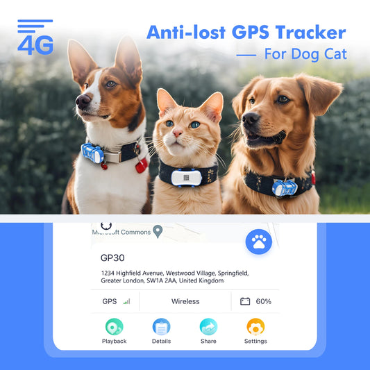 ‌Safe Return Tech:  GPS Tracker for Pets -