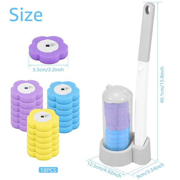 QuickClean Pro Disposable Toilet Brush