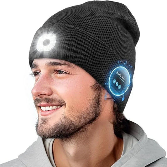 NightRun LED Music Beanie