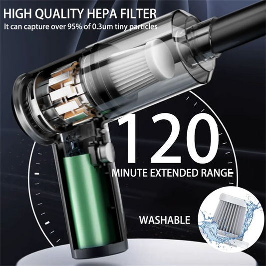 Clean Your Car in Seconds — No Wires, No Hassle