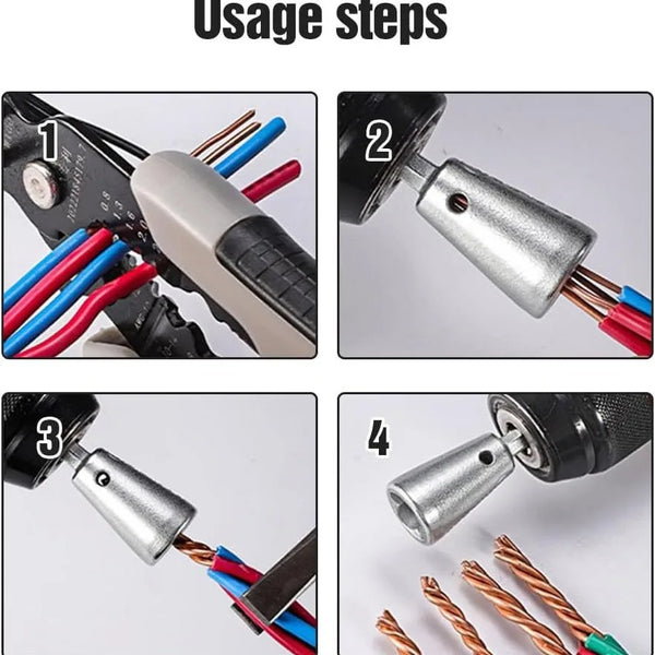 QuickTwist Electric Drill Wire Tool
